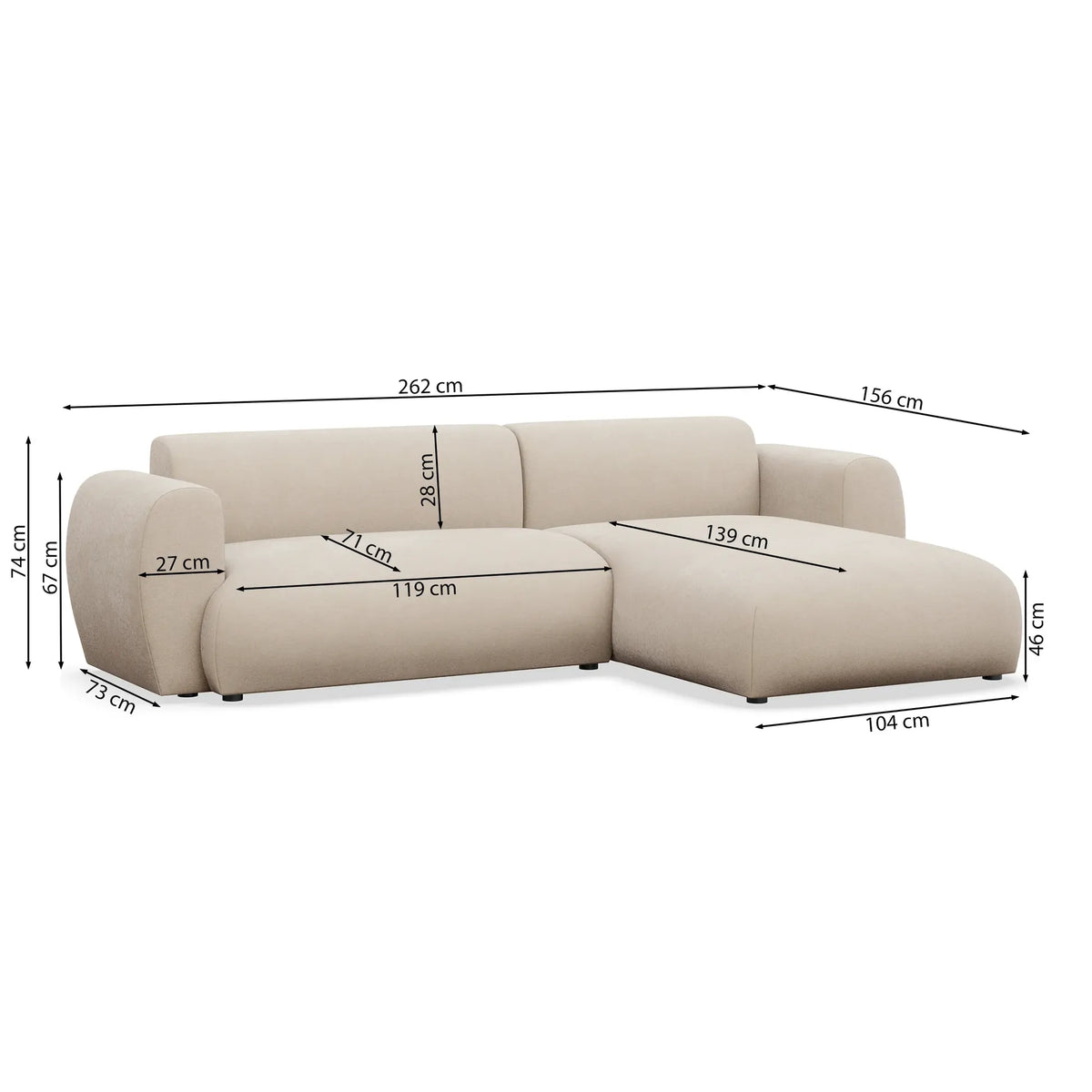 Kampinė sofa Farido