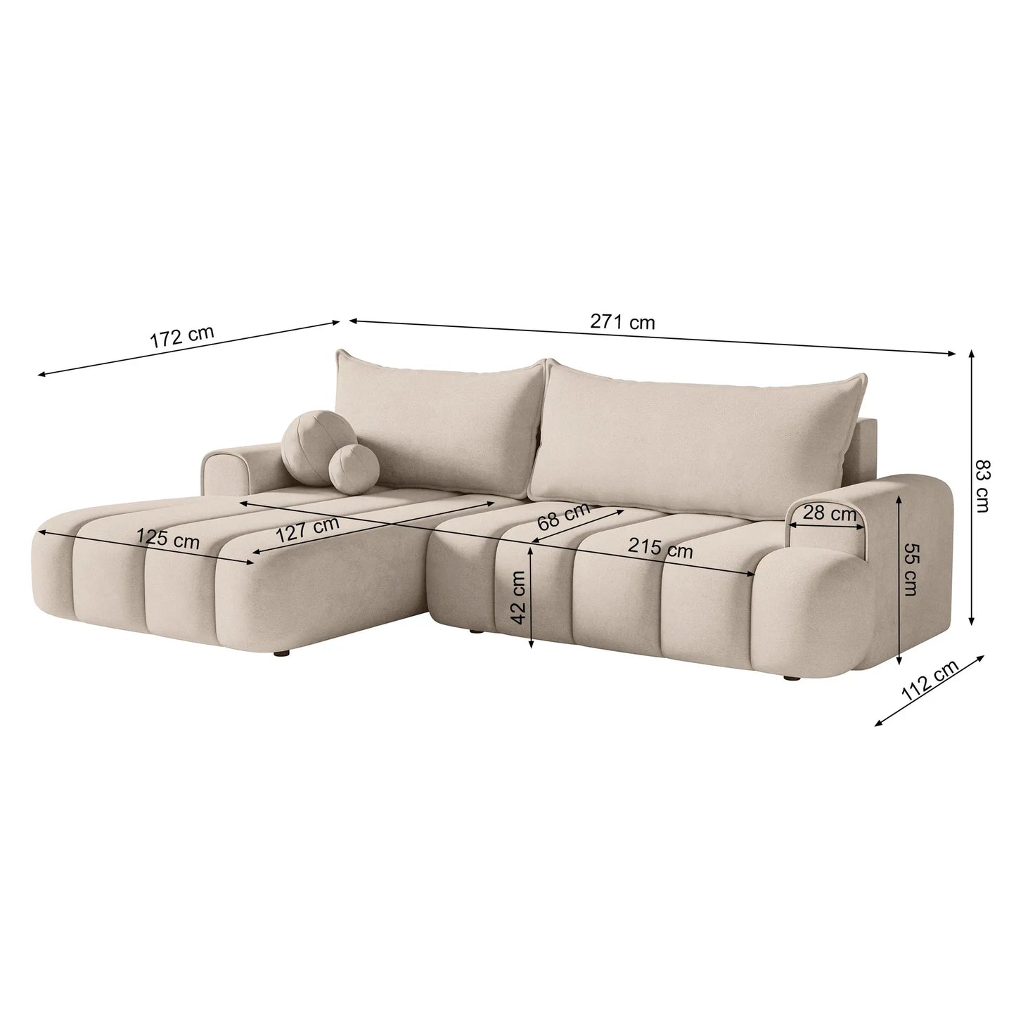 Kampinė sofa Onda