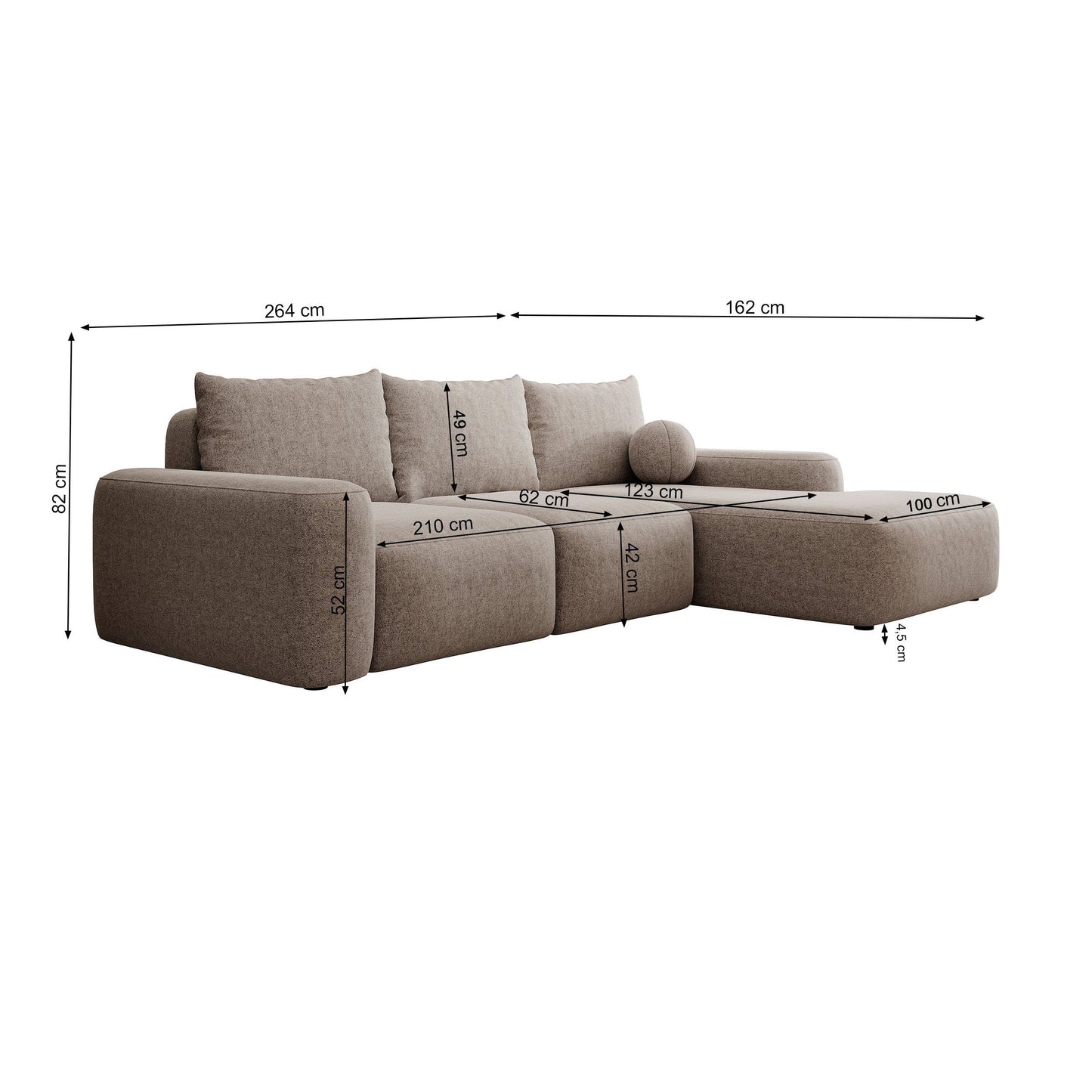 Kampinė sofa Amira 