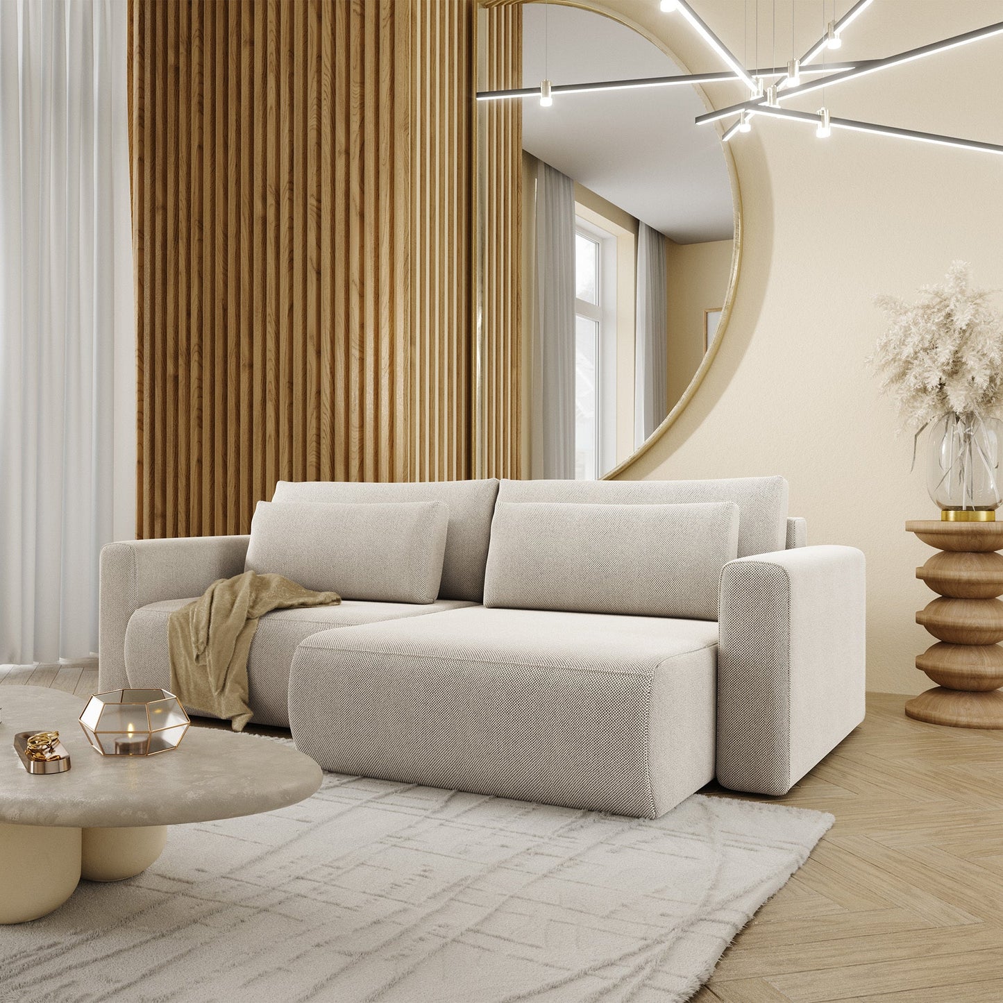 Kampinė sofa Nest