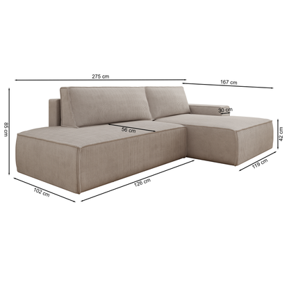 Kampinė sofa Lyrin 
