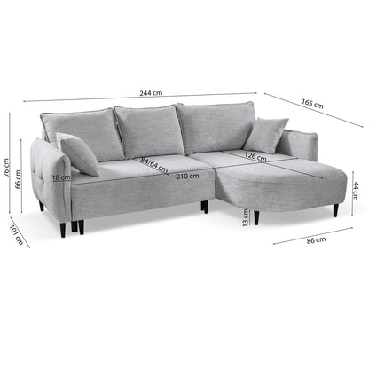 Kampinė sofa Aria Mini