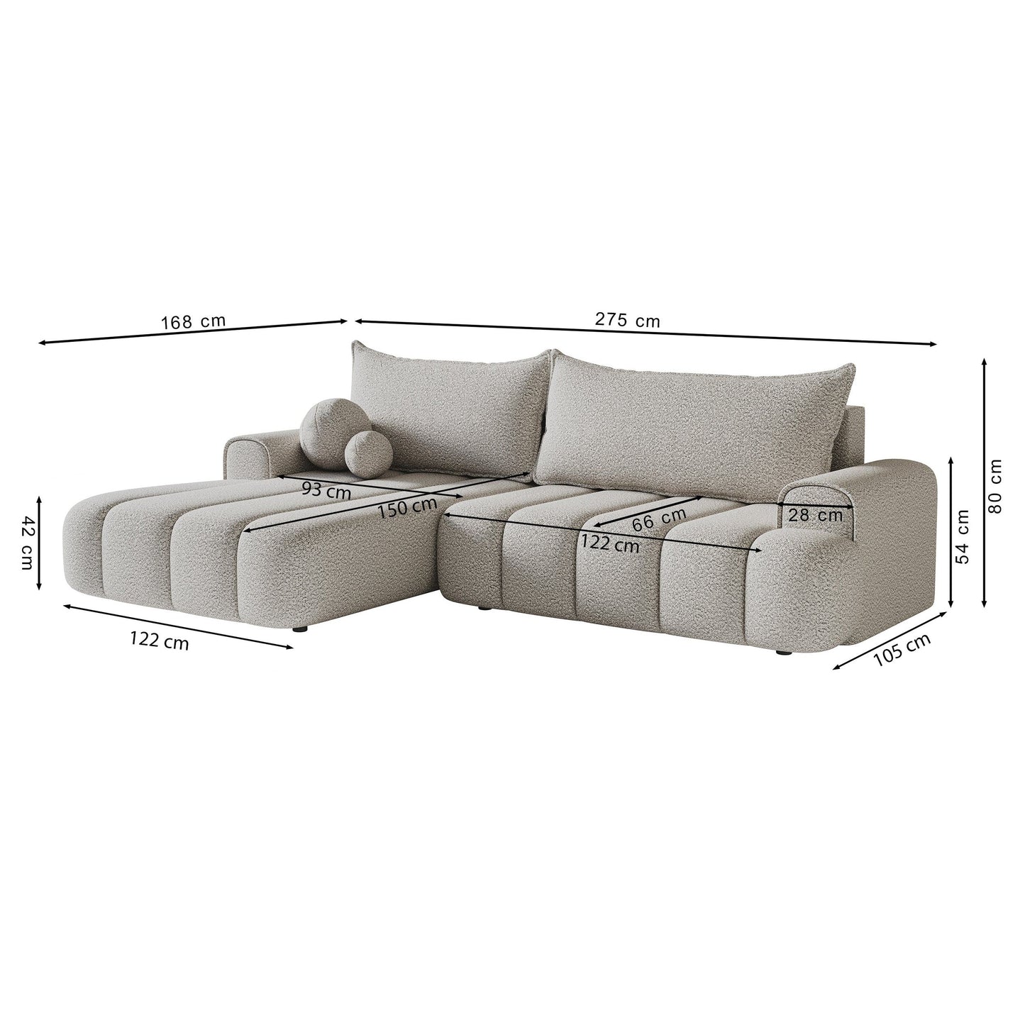 Kampinė sofa Onda