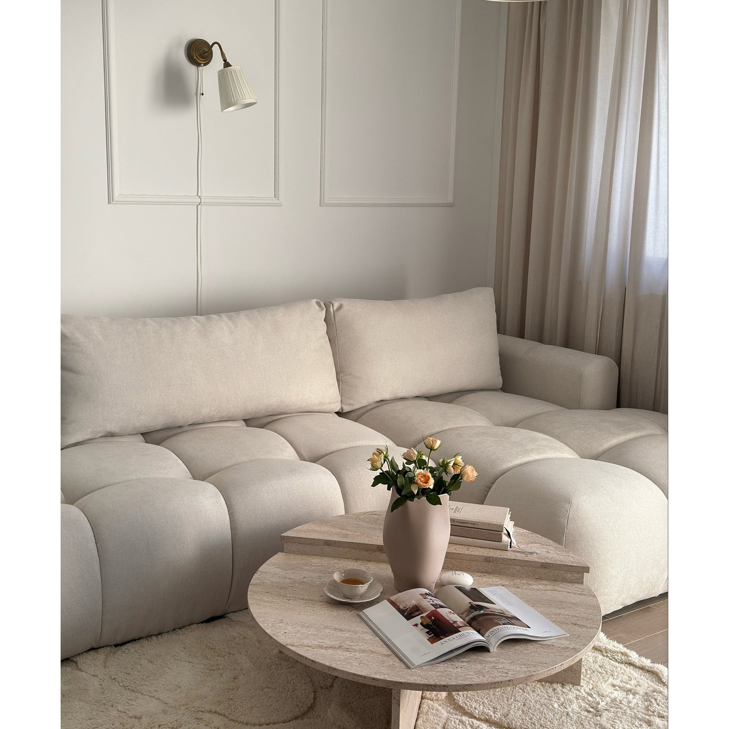 Kampinė sofa Nuvia