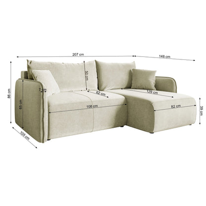 Kampinė sofa Palerma 