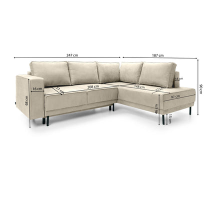 Kampinė sofa Maven