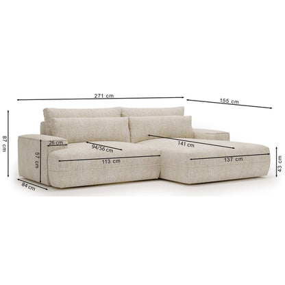 Kampinė sofa Siena