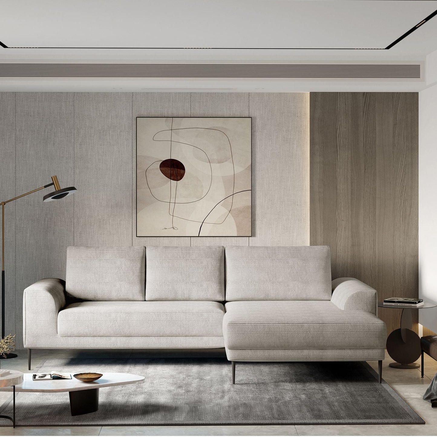Kampinė sofa Korin